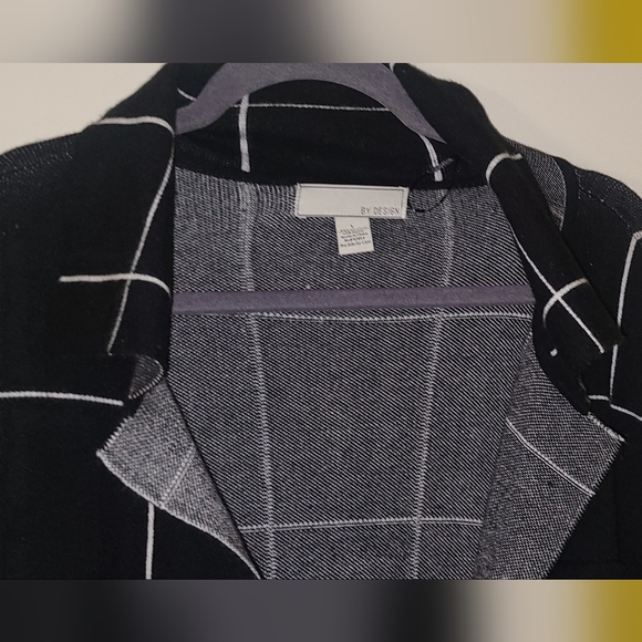 Black modern cardigan - Picture 3 of 9